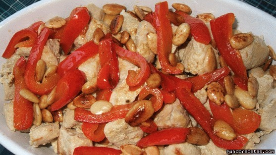 Receta de pechugas de pavo con almendras Receta de pechugas de pavo con almendras