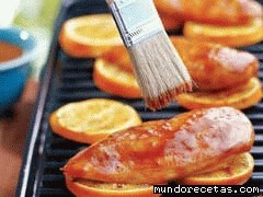 Receta de POLLO ASADO A LA NARANJA Receta de POLLO ASADO A LA NARANJA