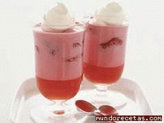 Receta de POSTRE SENCILLO DE FRESA Receta de POSTRE SENCILLO DE FRESA