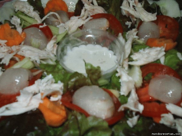 Receta de Ensalada Sol de Oriente Receta de Ensalada Sol de Oriente