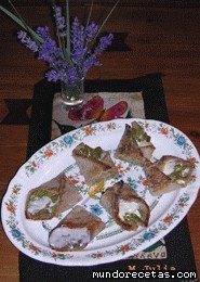 Receta de Pañuelos de Esparragos Receta de Pañuelos de Esparragos
