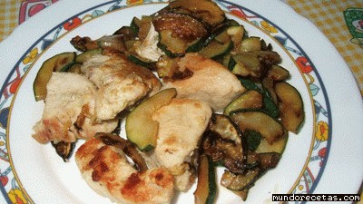 Receta de Pavo con calabacín Receta de Pavo con calabacín