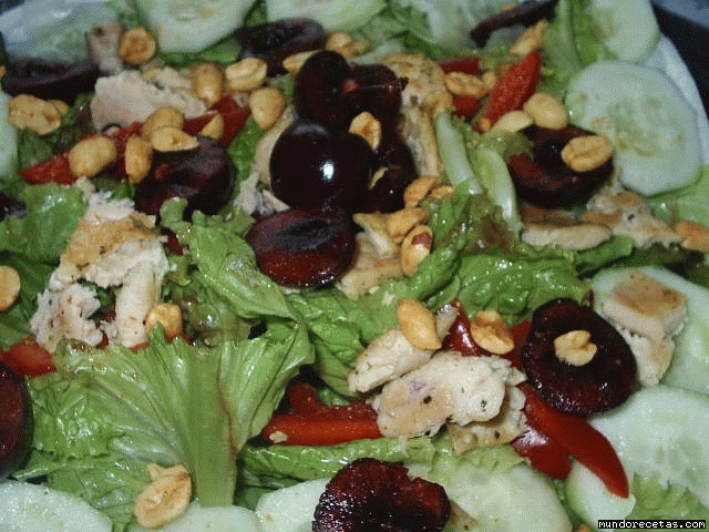 Receta de Ensalada Frutos del Bosque