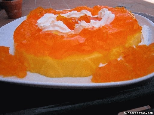 Receta de gelatina de naranja con cointread foto Receta de gelatina de naranja con cointread foto