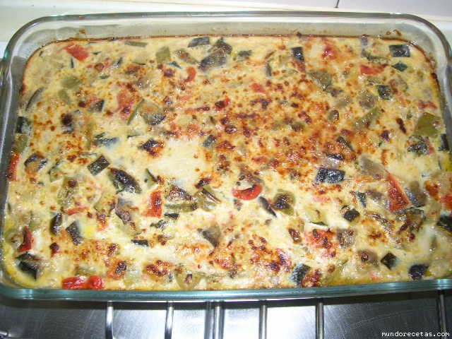 Receta de pastel de verduras al Grana Padano Receta de pastel de verduras al Grana Padano