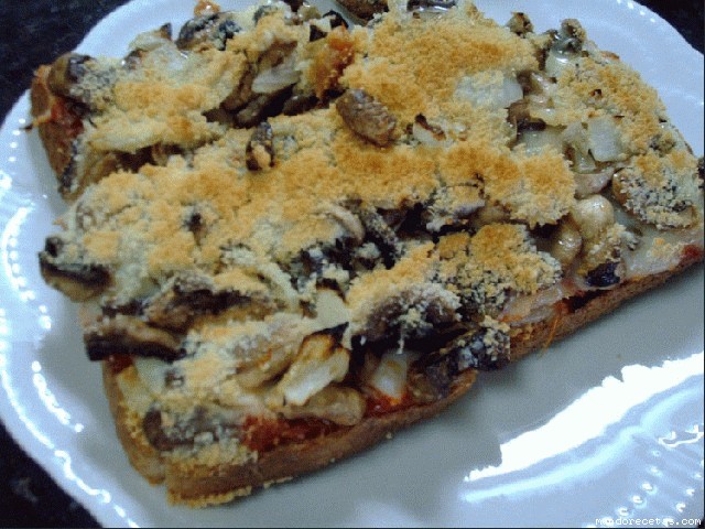 Receta de Falsa pizza Receta de Falsa pizza