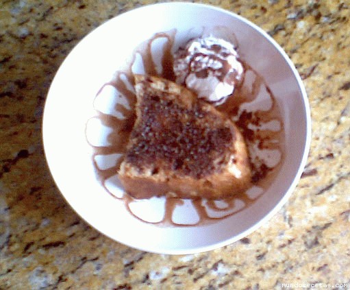 Receta de Torrijas caramelizadas de leche merengada
