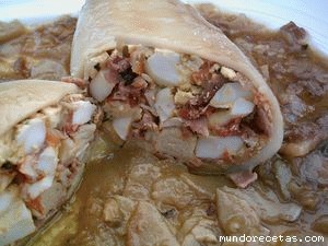 Receta de CALAMARES RELLENOS CHEF 2000 Receta de CALAMARES RELLENOS CHEF 2000