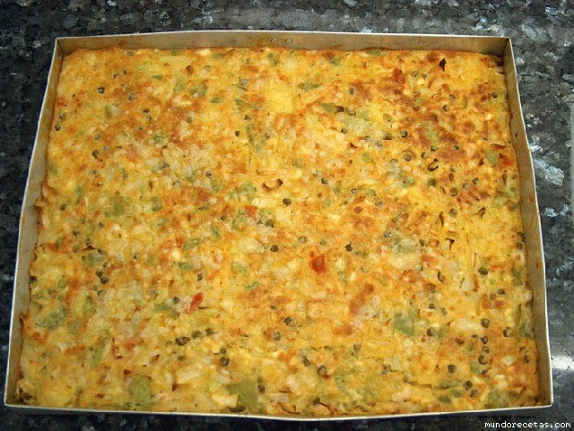 Receta de Pastel de verduras y atún (Thermomix) Receta de Pastel de verduras y atún (Thermomix)