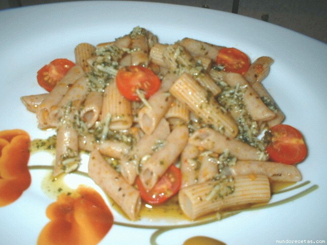 Receta de pasta al pesto Receta de pasta al pesto