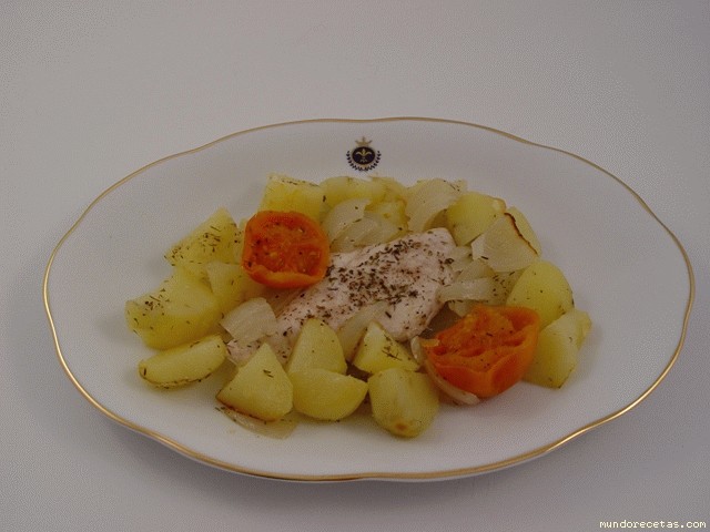 Receta de Pollo asado con patatas (Chef 2000) Receta de Pollo asado con patatas (Chef 2000)