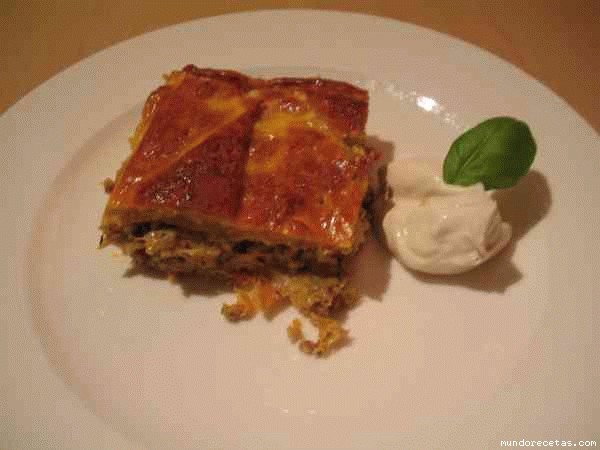 Receta de Pastel de berza/repollo Receta de Pastel de berza/repollo