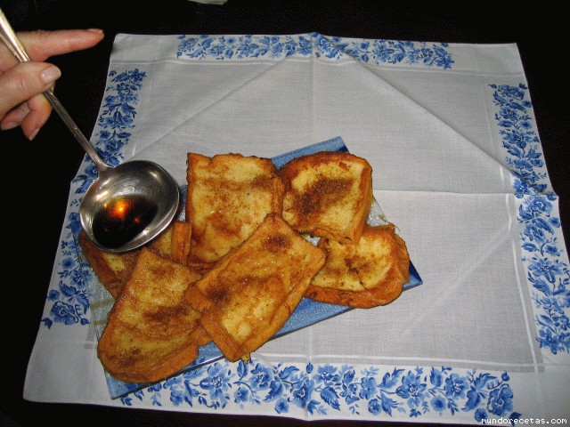 Receta de Torrijas a la diabla Receta de Torrijas a la diabla