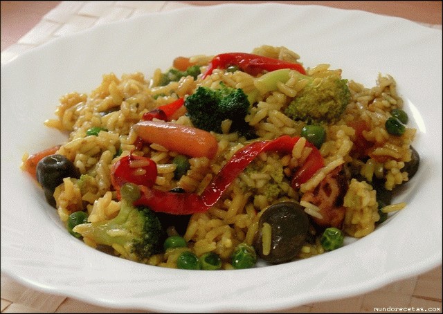 Receta de Paella de Verdura Receta de Paella de Verdura