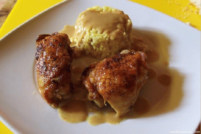 Receta de POLLO CON ESPECIAS Y SALSA CURRY (Thermomix) Receta de POLLO CON ESPECIAS Y SALSA CURRY (Thermomix)