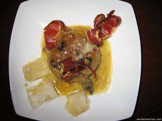 Receta de Salteado de boletus con Torta del Casar Receta de Salteado de boletus con Torta del Casar