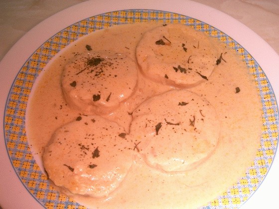 Receta de Medallones de merluza al curry (Chef 2000) Receta de Medallones de merluza al curry (Chef 2000)