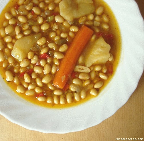Receta de Soja guisada Receta de Soja guisada
