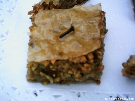 Receta de BAKLAVA DE PISTACHOS Receta de BAKLAVA DE PISTACHOS