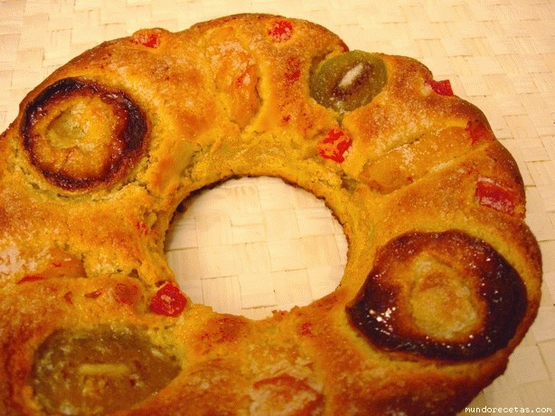 Receta de Roscón de Reyes (sin huevo ni leche) Receta de Roscón de Reyes (sin huevo ni leche)