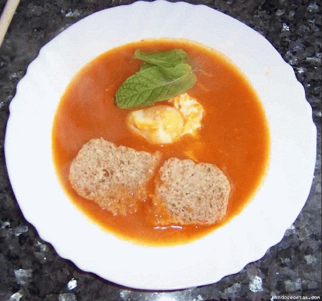Receta de Sopa de tomate TH Receta de Sopa de tomate TH