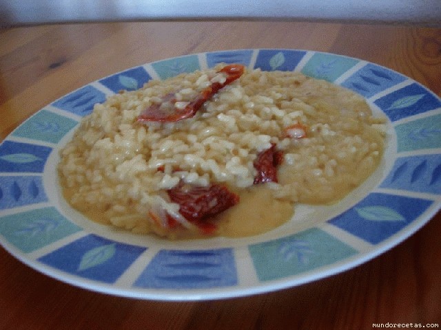 Receta de Risotto con tomates secos Receta de Risotto con tomates secos