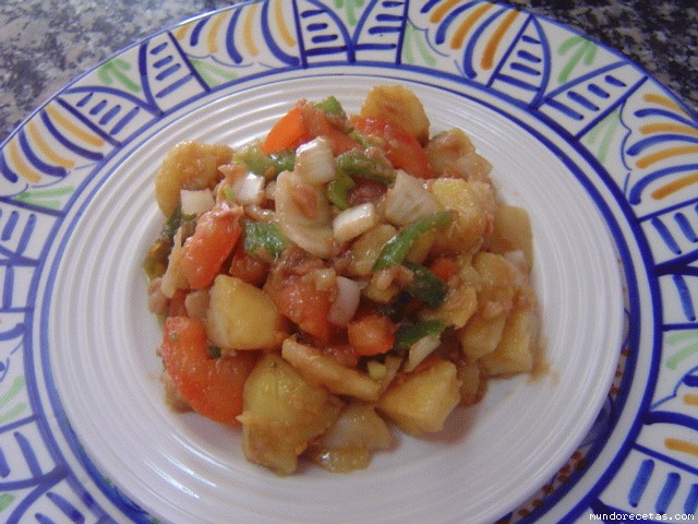 Receta de patatas aliñas de quebueno Receta de patatas aliñas de quebueno
