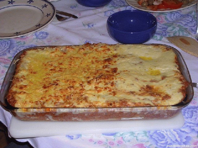 Receta de Lasaña de la abuela Receta de Lasaña de la abuela