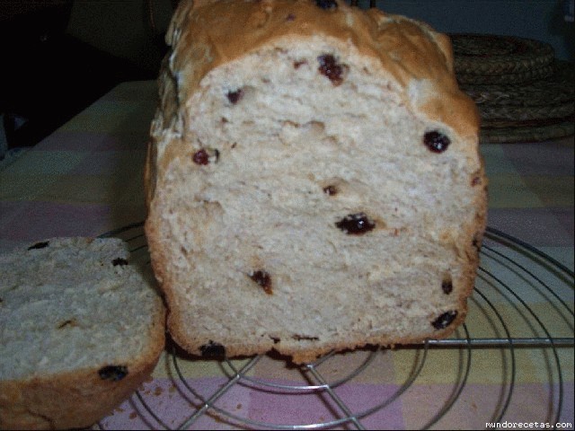 Receta de Pan de canela y pasas (Breadman) Receta de Pan de canela y pasas (Breadman)