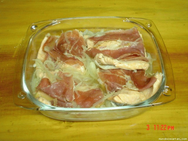 Receta de FILETES DE TRUCHA ASALMONADA CON JAMON CHEF 2000 Receta de FILETES DE TRUCHA ASALMONADA CON JAMON CHEF 2000