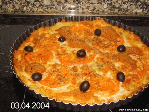 Receta de Pastel de Patata y Jamón Receta de Pastel de Patata y Jamón