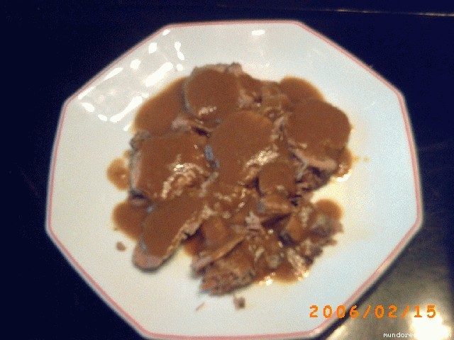 Receta de SOLOMILLO DE CERDO EN SALSA GM Y WW Receta de SOLOMILLO DE CERDO EN SALSA GM Y WW