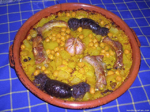 Receta de Arroz al horno de canelona