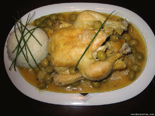 Receta de Pollo con aceitunas Receta de Pollo con aceitunas