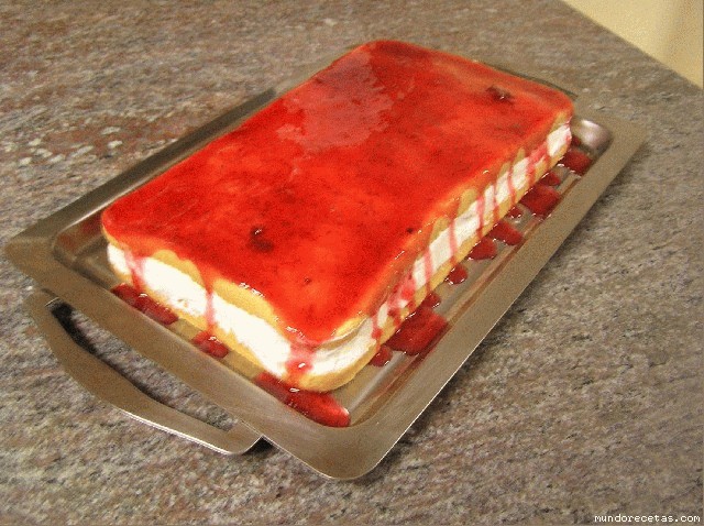 Receta de Pastel de fresa (Lutzia) Receta de Pastel de fresa (Lutzia)