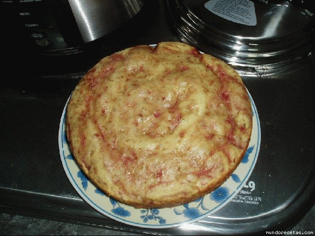 Receta de Bizcocho de fresa (GM)