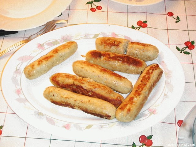 Receta de Salchichas caseras de pollo2 Receta de Salchichas caseras de pollo2