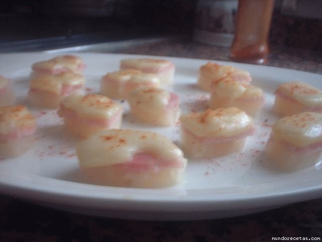 Receta de Pinchos piña, jamon y queso Receta de Pinchos piña, jamon y queso