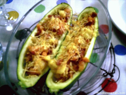 Receta de Calabacines rellenos 