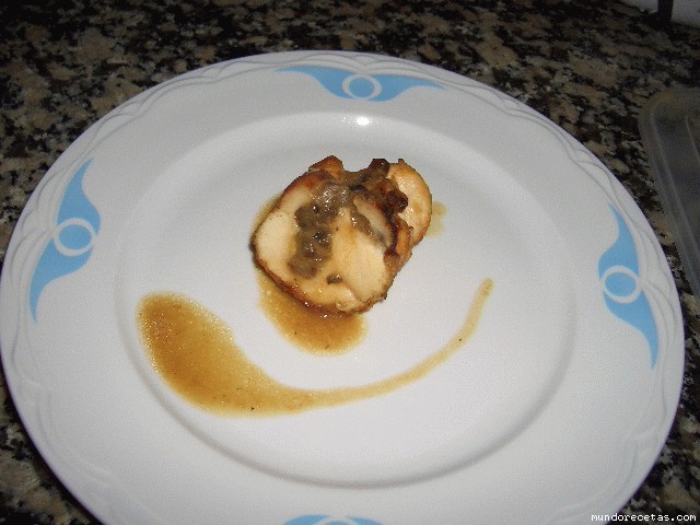 Receta de Pollo relleno de champiñones Receta de Pollo relleno de champiñones