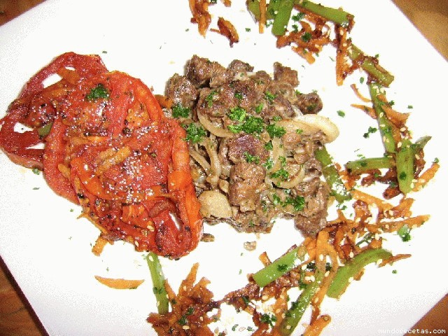 Receta de strogonoff de soya