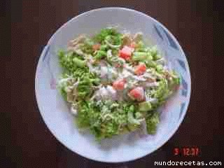 Receta de Ensalada dulce con pollo Receta de Ensalada dulce con pollo