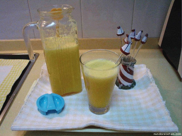 Receta de ZUMO DE NARANJA (THERMOMIX)