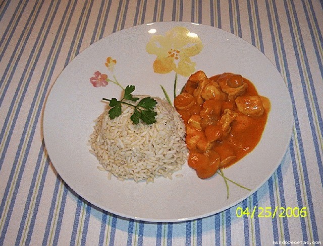 Receta de Pollo tika masala, sin maquinas Receta de Pollo tika masala, sin maquinas