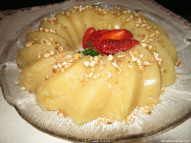 Receta de Puding de manzanas (Thermomix) Receta de Puding de manzanas (Thermomix)