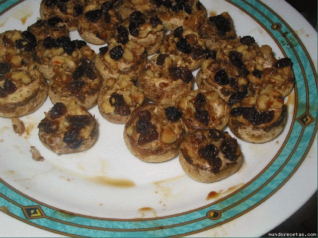 Receta de CHAMPIS RELLENOS Receta de CHAMPIS RELLENOS