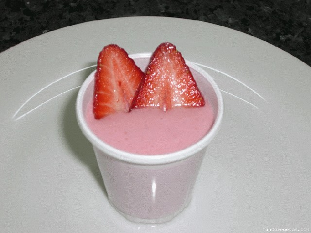Receta de Petit Mjmix Fresa (Thermomix) Receta de Petit Mjmix Fresa (Thermomix)