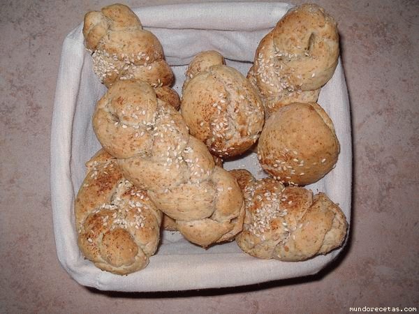 Receta de Panecillos de sésamo Receta de Panecillos de sésamo