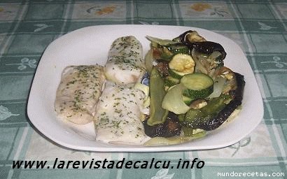 Receta de VENTRESCAS DE MERLUZA CON VERDURAS AL MICROONDAS Receta de VENTRESCAS DE MERLUZA CON VERDURAS AL MICROONDAS