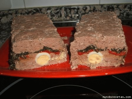 Receta de Pastel de carne relleno Receta de Pastel de carne relleno
